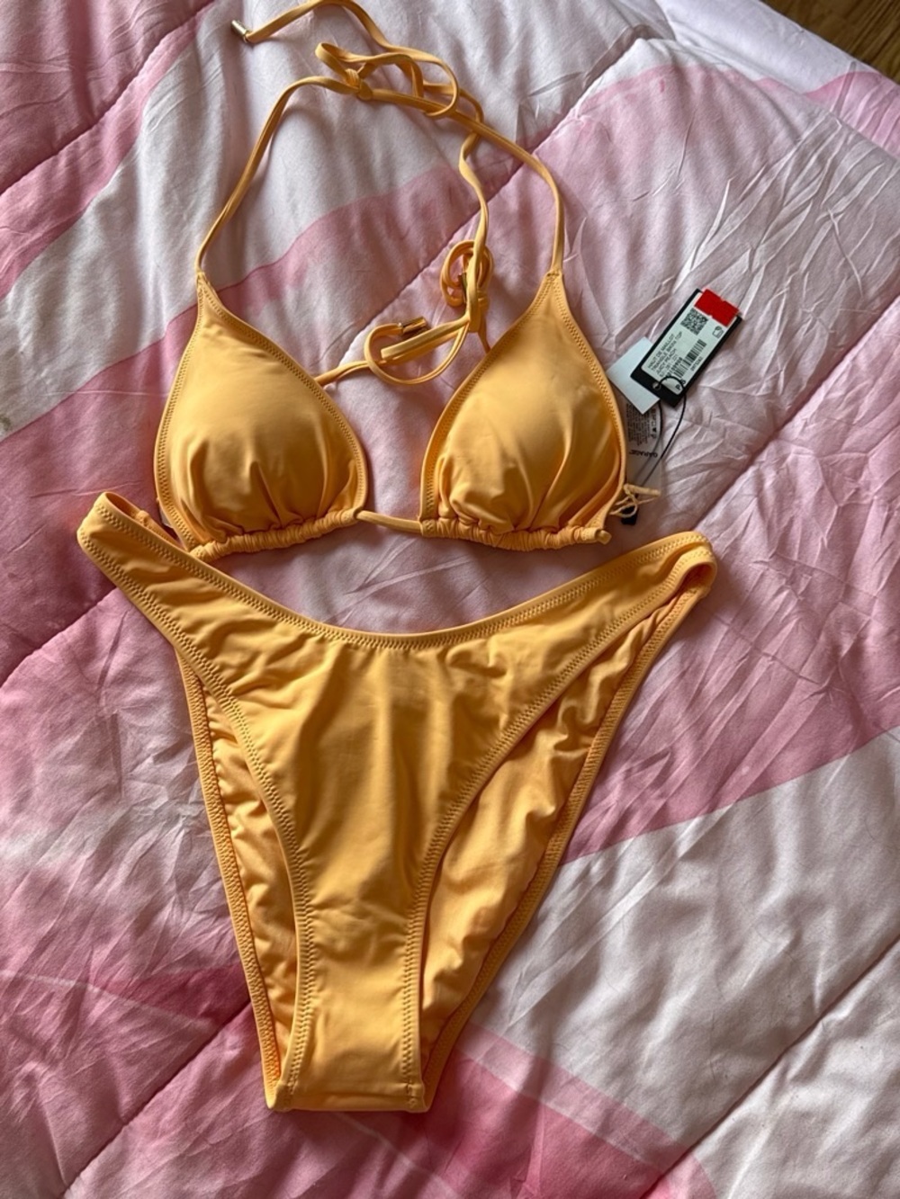 Garage Orange Triangle Bikini Set